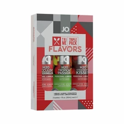 Zestaw lubrykantów - System JO Tri Me Flavors 3 x 30 ml